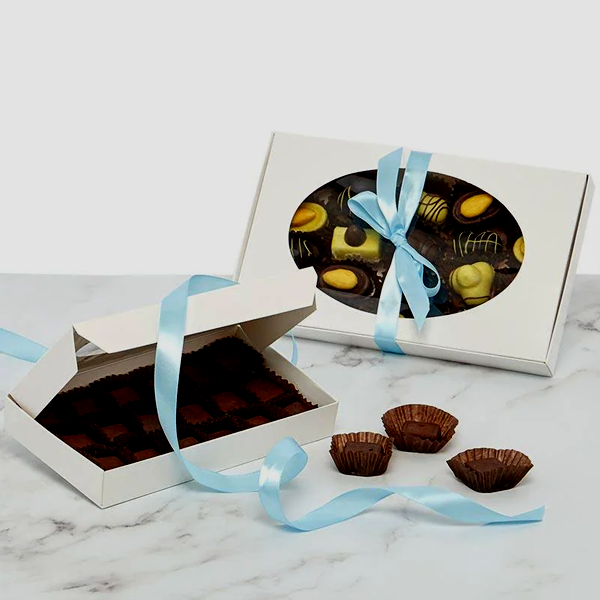 candy with window packaging boxes
