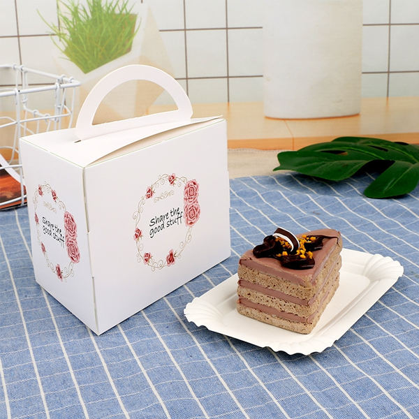 custom cake slice boxes