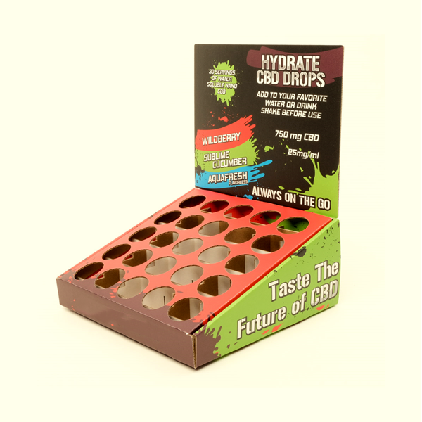 custom custom cannabis counter display boxes