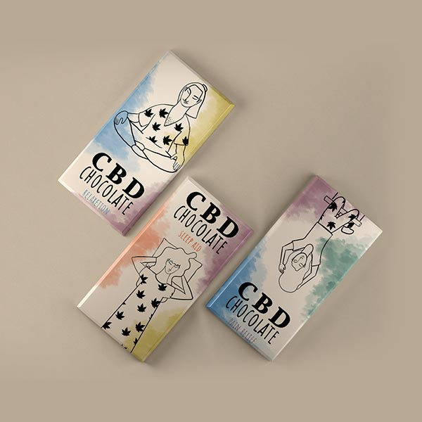 custom  cbd chocolate boxes