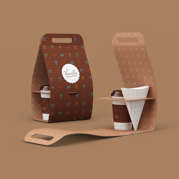 custom coffee take away boxes
