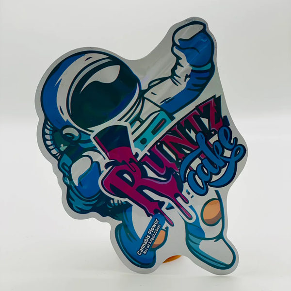 custom die cut mylar bags