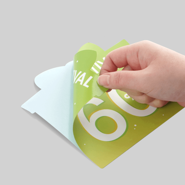 custom double sided stickers