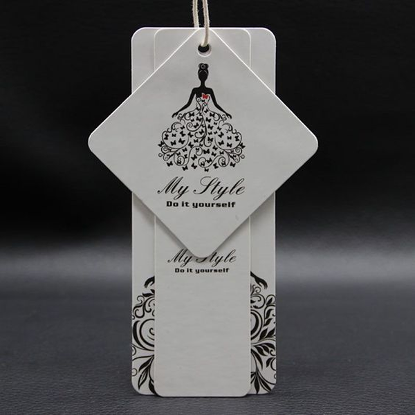 custom hang tags with die cut