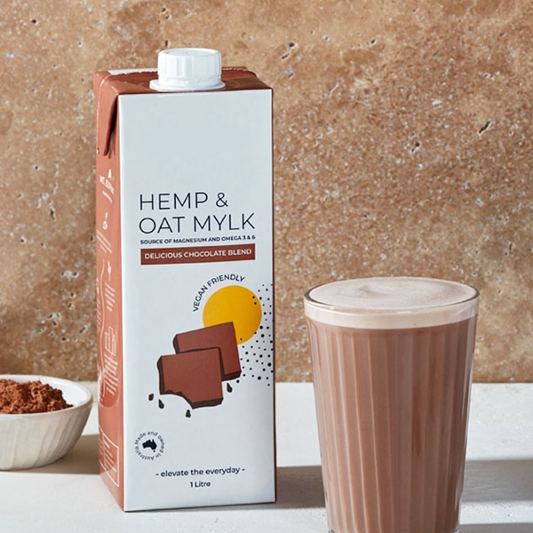 custom hemp milk boxes