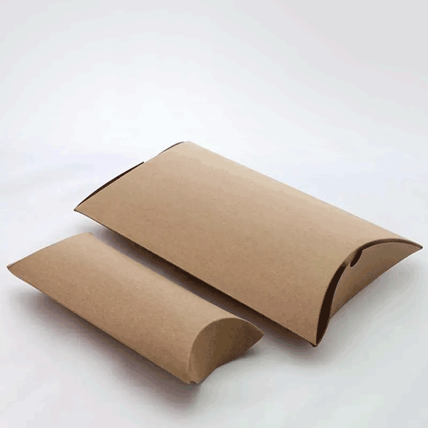 custom kraft pillow boxes
