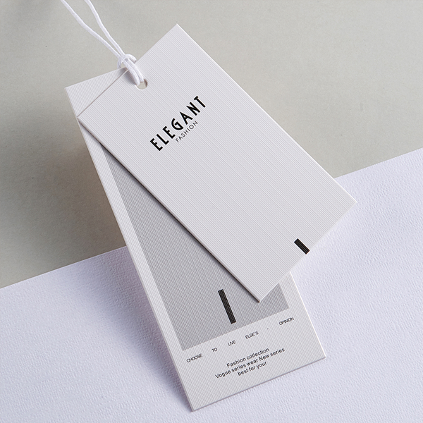 custom rectangular hang tags