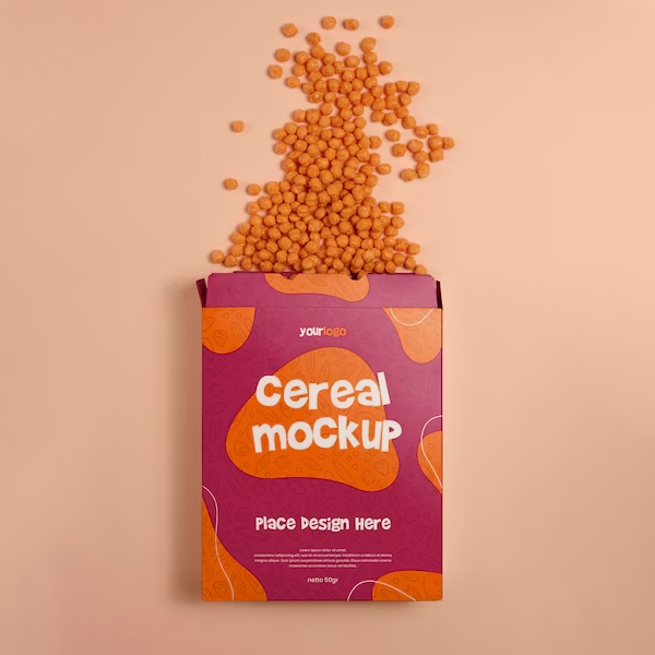custom seal end cereal boxes