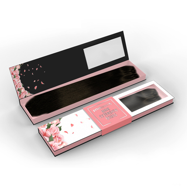 customized wholesale hair extension boxes
