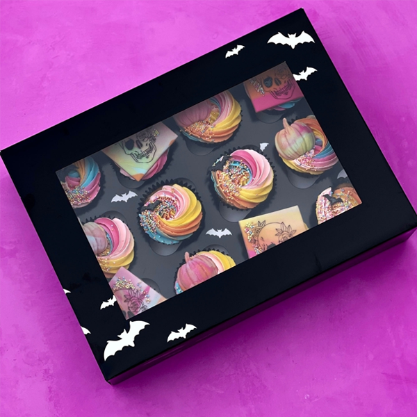 halloween cupcake packaging boxes