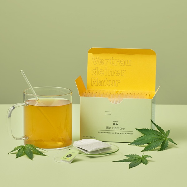 hemp teabags packaging boxes