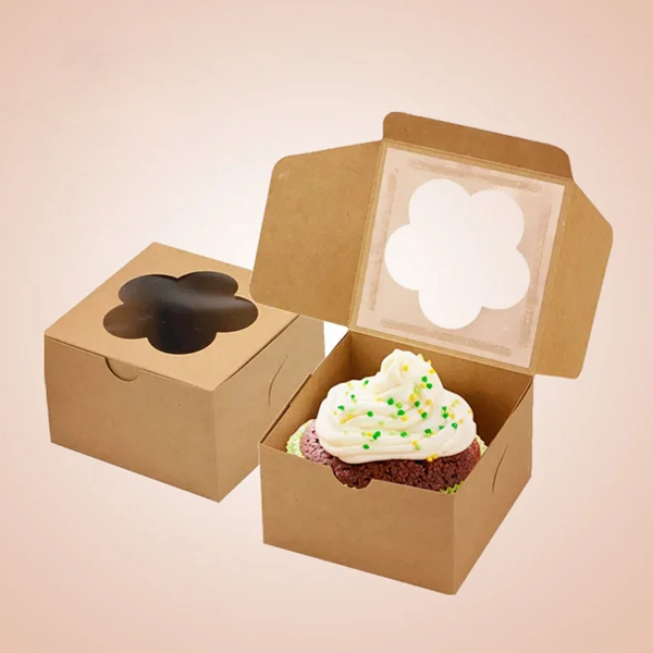 kraft boxes with die cut packaging
