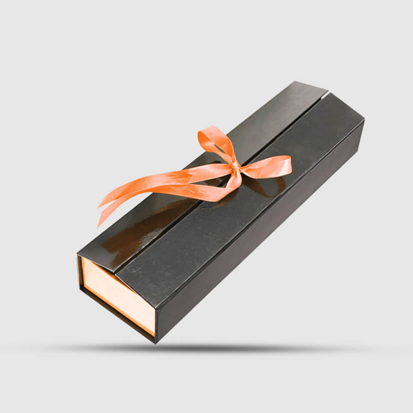 matte black hair extension packaging boxes