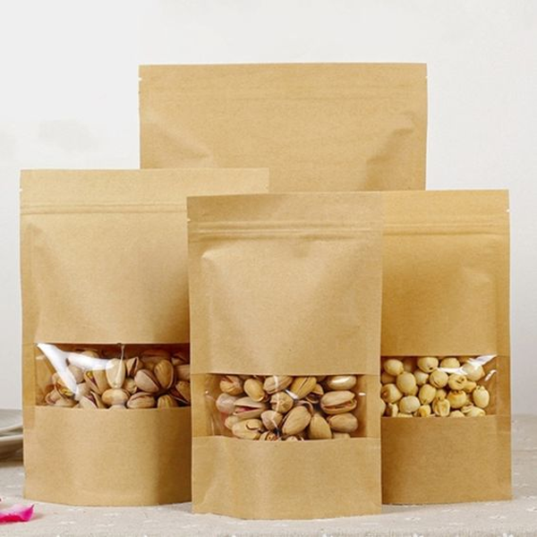 mylar bags with window wholesale
