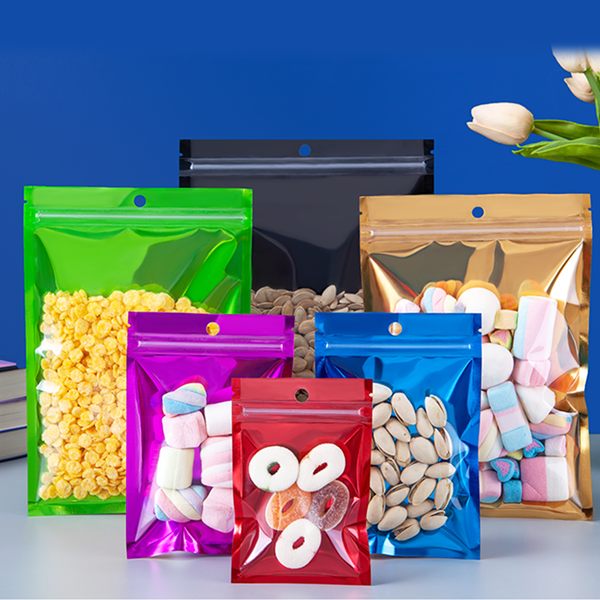 mylar zipper pouches packaging
