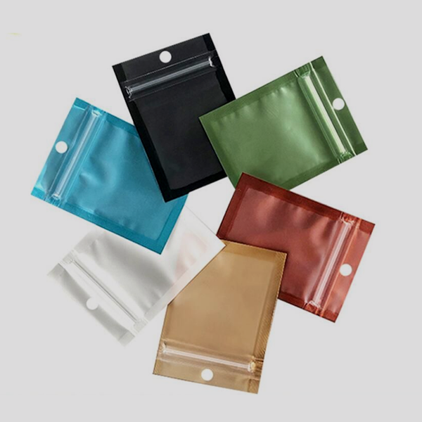 mylar zipper pouches wholesale