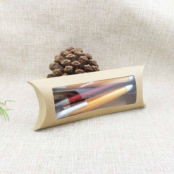 pillow boxes with window packaging