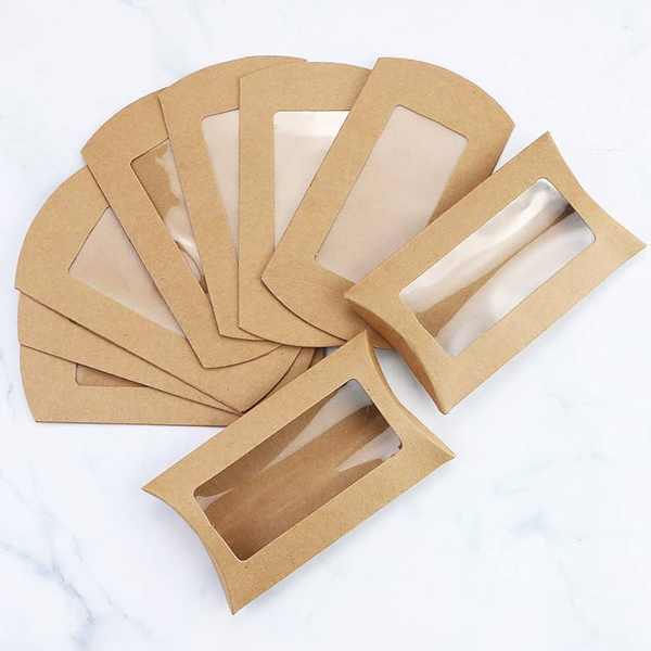 pillow boxes with window wholesale