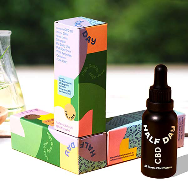 printed cbd tincture boxes