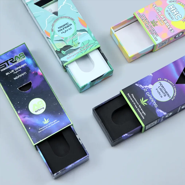 printed vape catridges packaging boxes