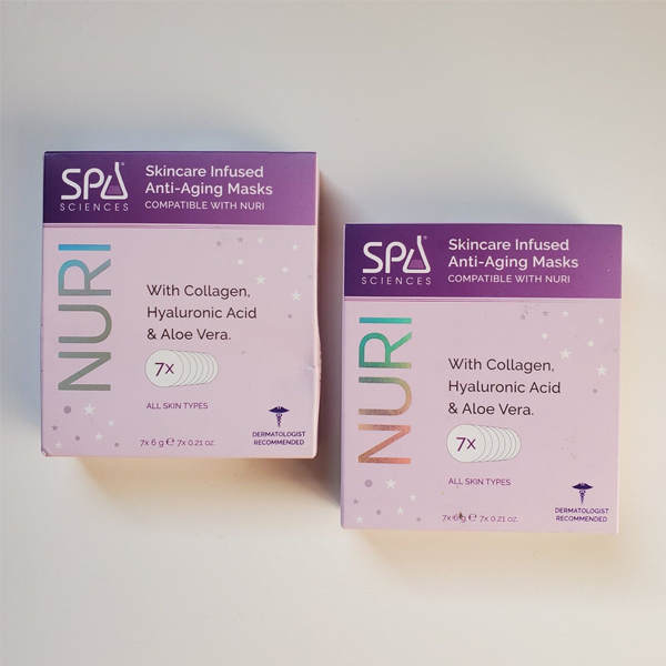 printed anti aging mask boxes
