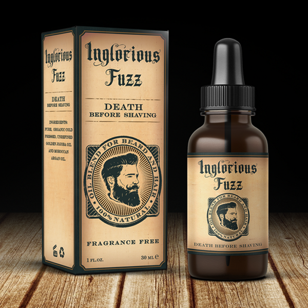 printed beard serum boxes