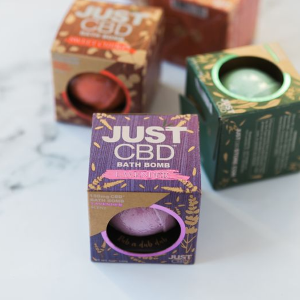printed cbd bath bomb boxes