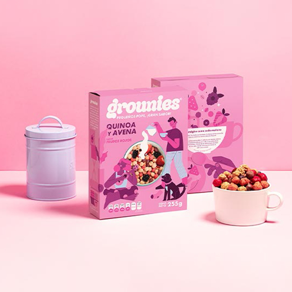 printed cereal packaging