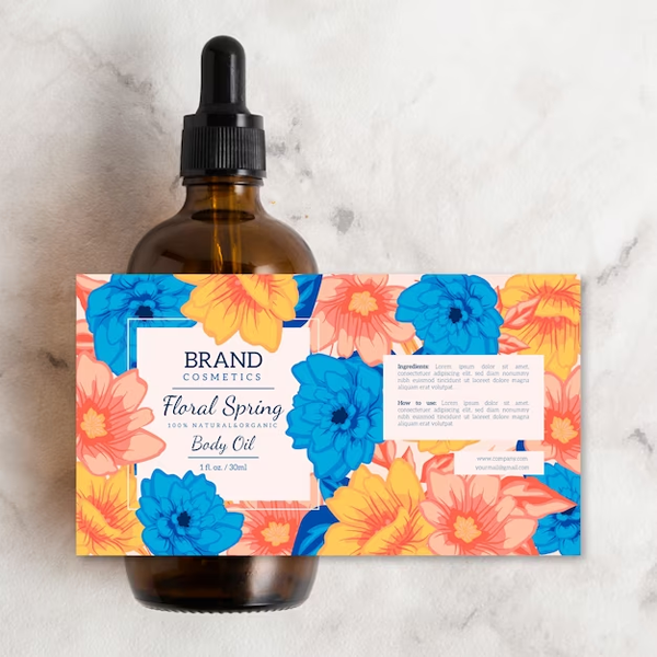 printed cosmetic lables