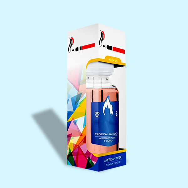 printed e liquid boxes with window