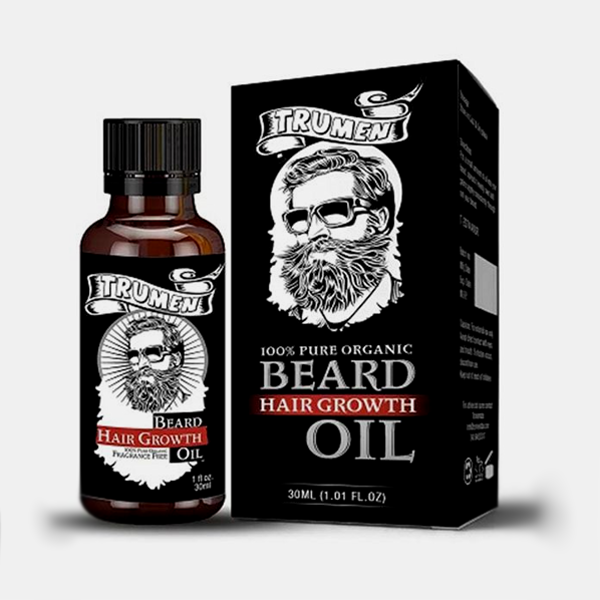 printed hair growth oil boxes