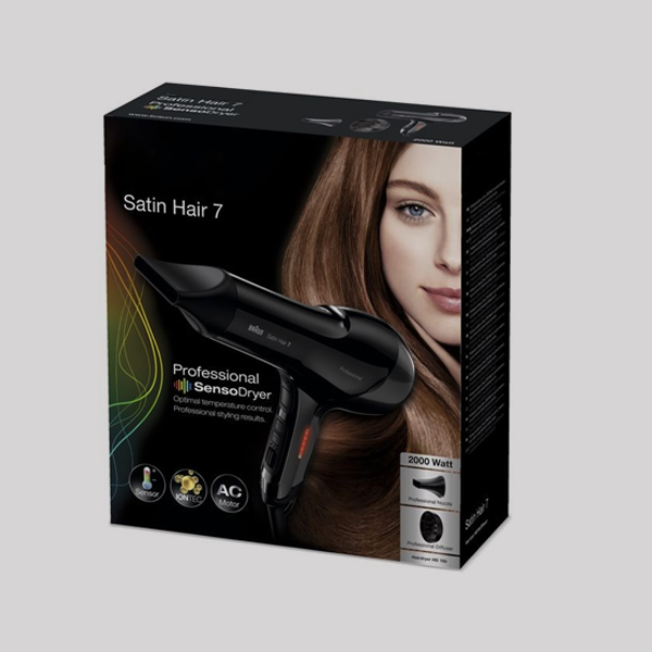 printed hairdryer packaging boxes