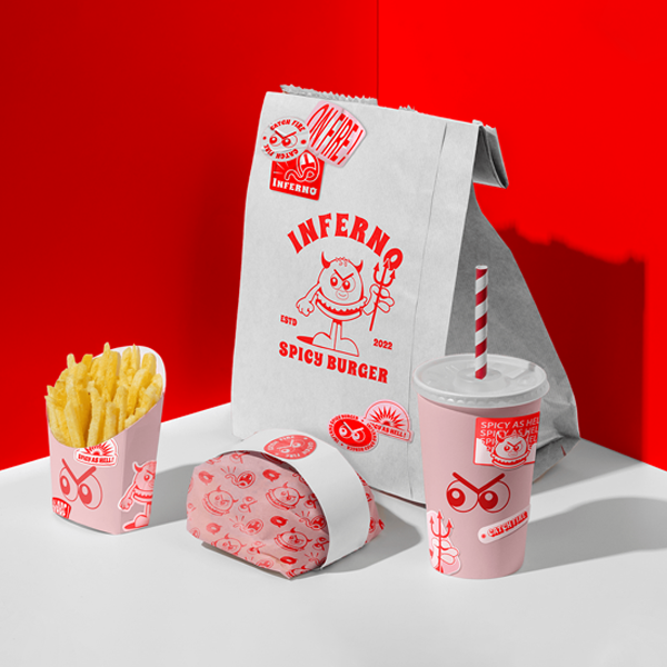 printed meal packaging bags