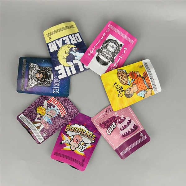 printed mylar zipper pouches