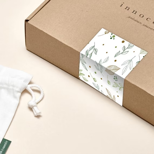 rectangular stickers packaging