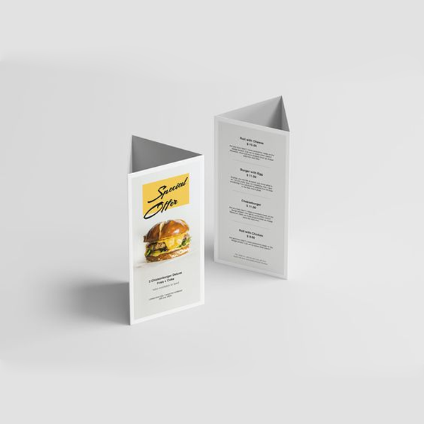 table tents packaging
