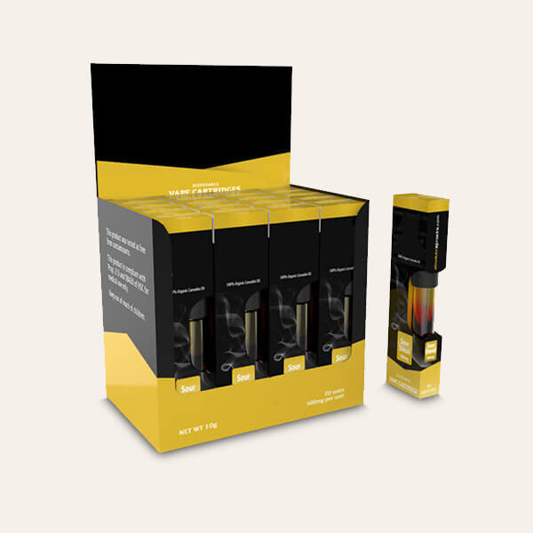 vape cartridge display packaging boxes