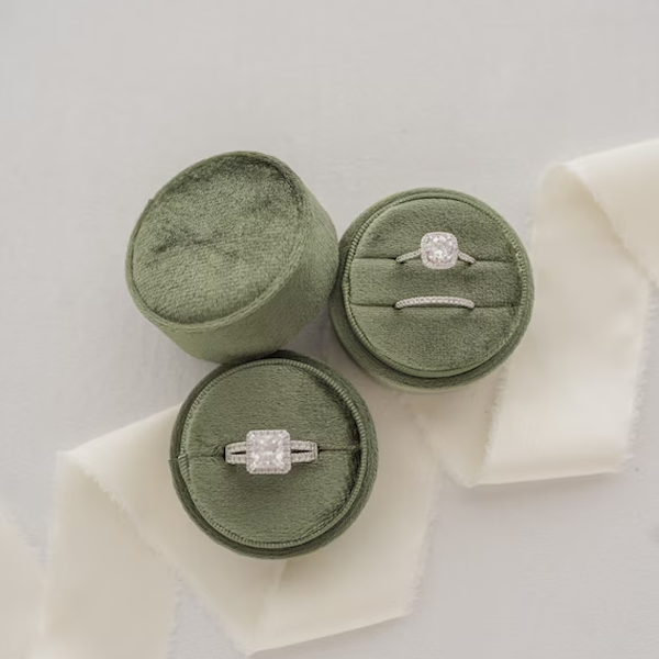 velvet ring packaging boxes