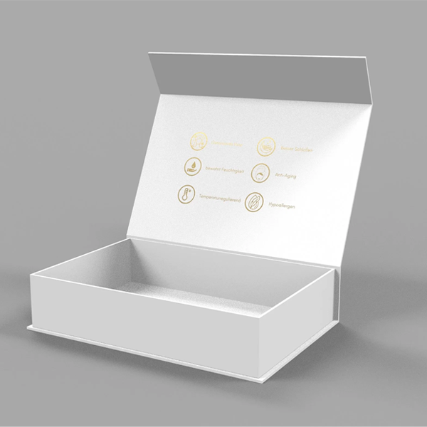 white rigid gift packaging