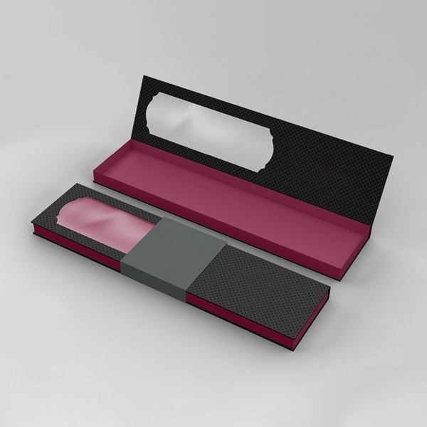 wholesale hair extension boxes with die cut