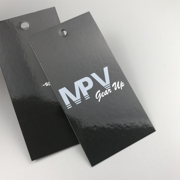 wholesale metalic printed hang tags