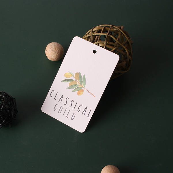 wholesale round corner hang tags