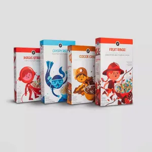 Cardboard Cereal Boxes