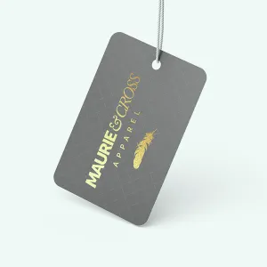 Metalic Printed Hang Tags