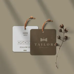 Round Corner Hang Tags