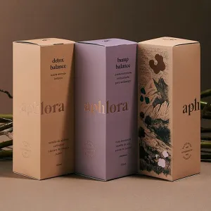 Skin Care Oil Boxes