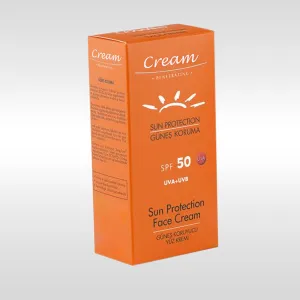 Sun Protection Cream Boxes